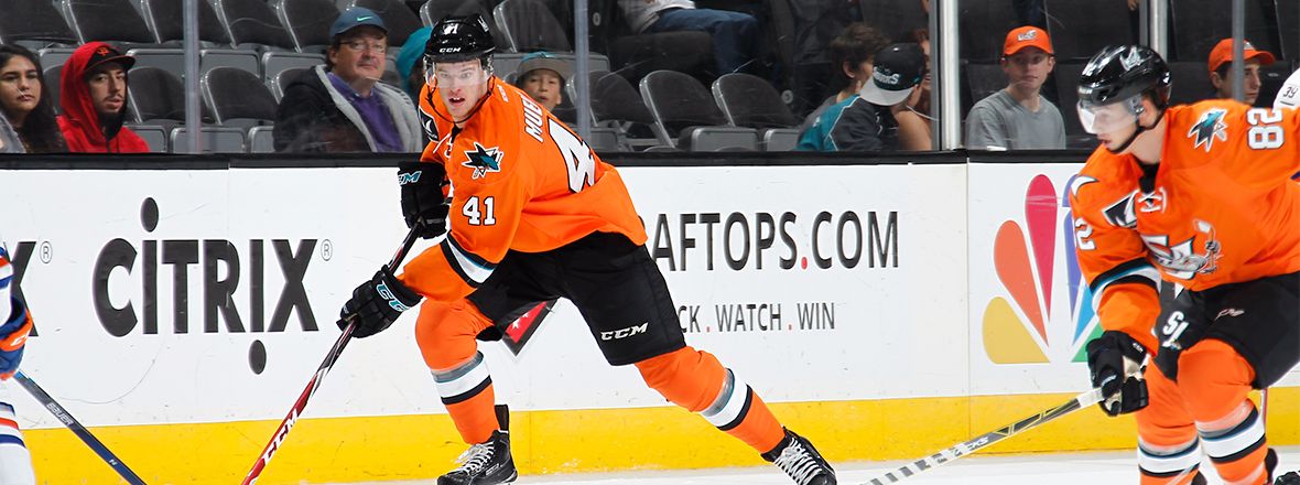 SHARKS RECALL DEFENSEMAN MUELLER