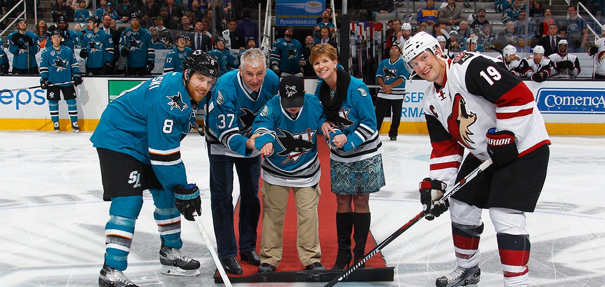 Roy Sommer Honored Before Sharks Game