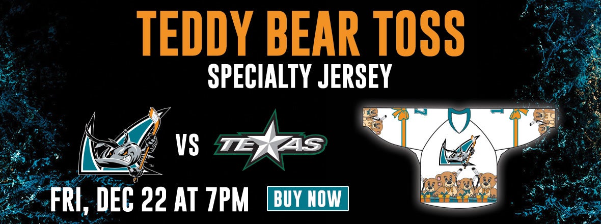 BARRACUDA TEDDY BEAR TOSS THIS FRIDAY DEC. 22