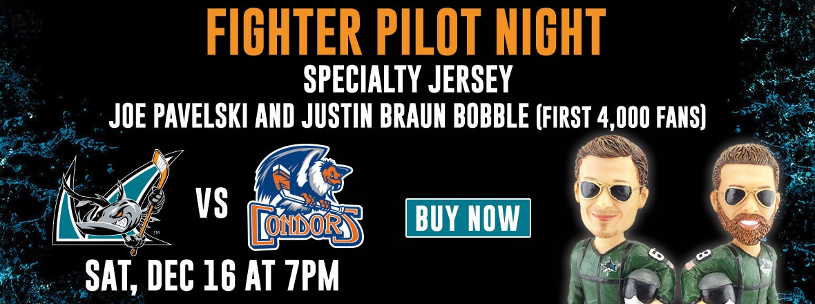 BARRACUDA FIGHTER PILOT NIGHT SET FOR DEC. 16