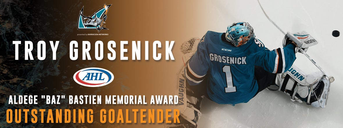 GROSENICK NAMED AHL'S OUTSTANDING GOALTENDER