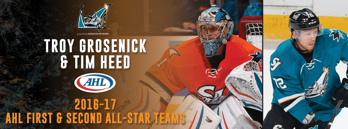 GROSENICK NAMED TO THE 2016-17 FIRST AHL ALL-STAR TEAM