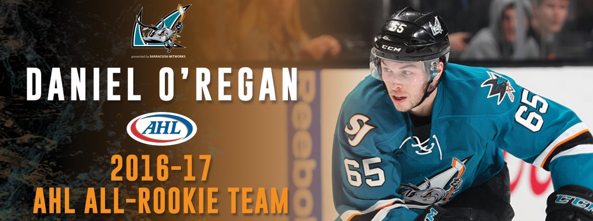 O'REGAN NAMED TO THE AHL ALL-ROOKIE TEAM