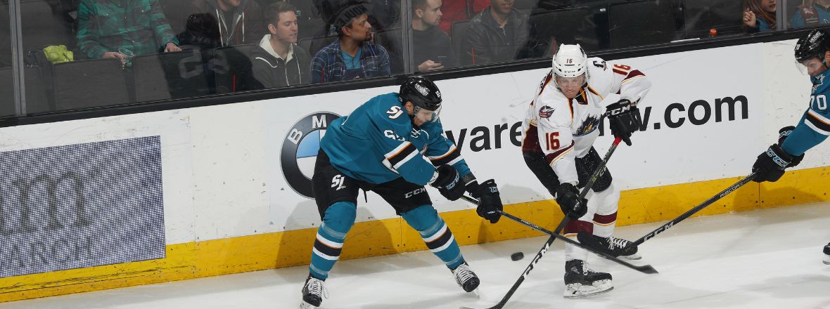 MCCARTHY’S HAT-TRICK LIFTS SAN JOSE OVER CLEVELAND, 6-2