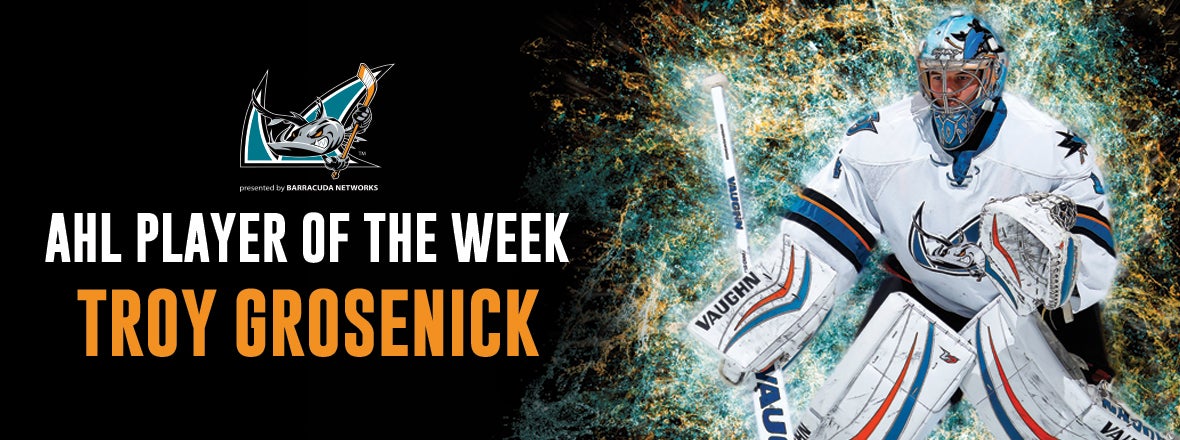 Grosenick Named CCM/AHL Player of the Week