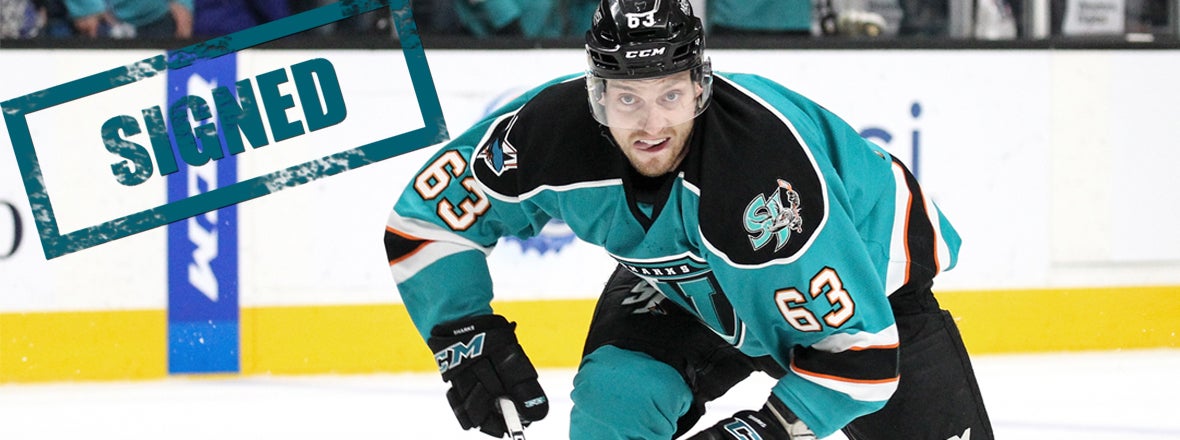 SHARKS SIGN FORWARD JEFFREY VIEL