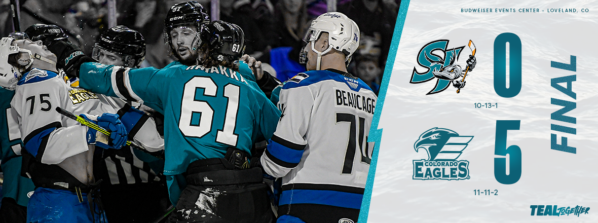 BARRACUDA SHUTOUT 5-0 AT COLORADO