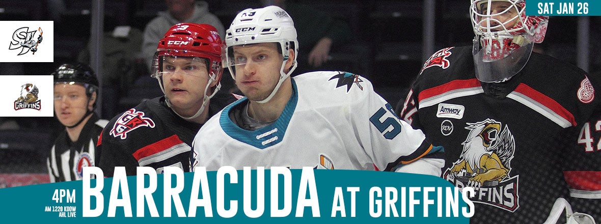 LISTEN LIVE: BARRACUDA AT GRIFFINS