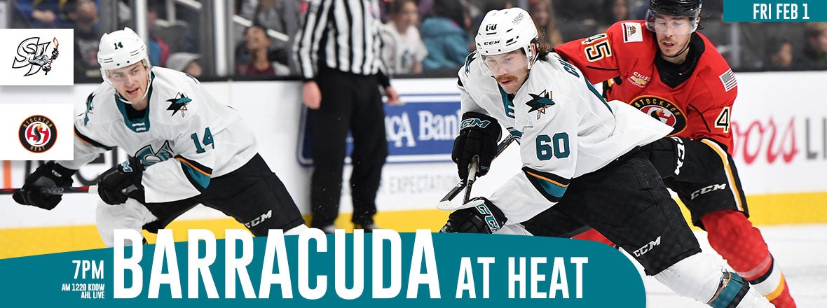 LISTEN LIVE: BARRACUDA AT HEAT