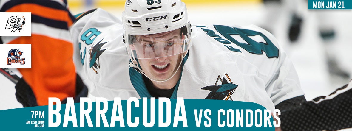 LISTEN LIVE: BARRACUDA VS CONDORS