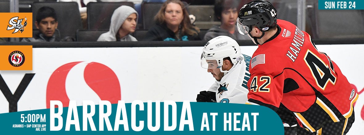 LISTEN LIVE: BARRACUDA AT HEAT