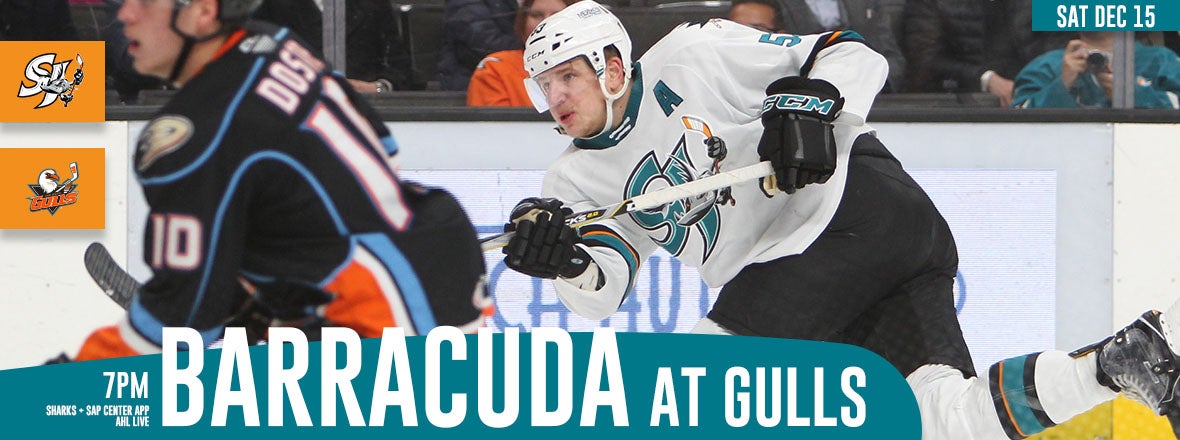 LISTEN LIVE: BARRACUDA AT GULLS