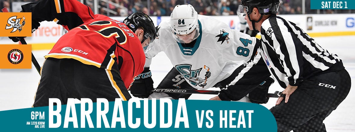 LISTEN LIVE: BARRACUDA AT HEAT