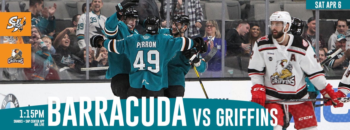 LISTEN LIVE: BARRACUDA VS GRIFFINS