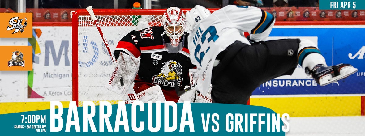 LISTEN LIVE: BARRACUDA VS GRIFFINS