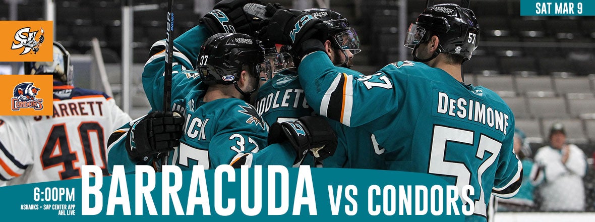 LISTEN LIVE: BARRACUDA VS CONDORS