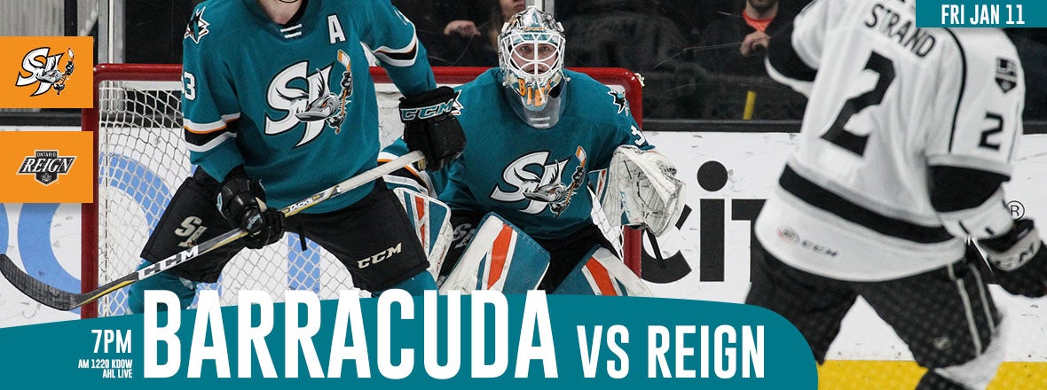 LISTEN LIVE: BARRACUDA VS REIGN