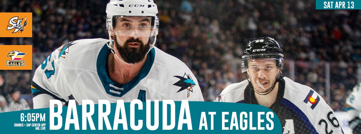 LISTEN LIVE: BARRACUDA AT EAGLES